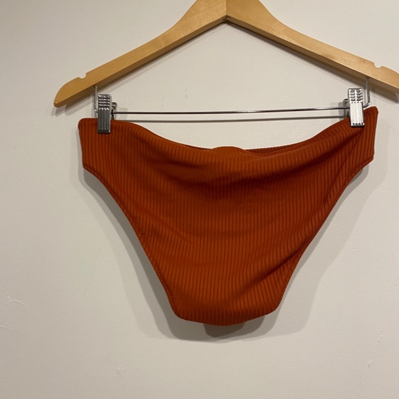 **$5 SALE** Madewell Second Wave Ribbed Classic Bikini Bottom Size Large - Picture 4 of 4